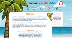 Desktop Screenshot of dentistryforlittlefolks.com